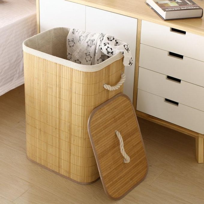 Wooden laundry basket - Image 5