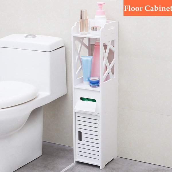 Bathroom toiletries cabinet organizer