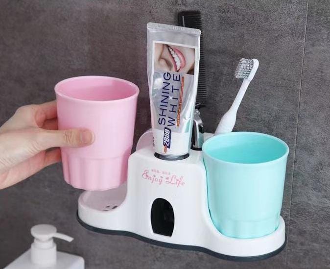 Toothpaste dispenser with cups - Image 4