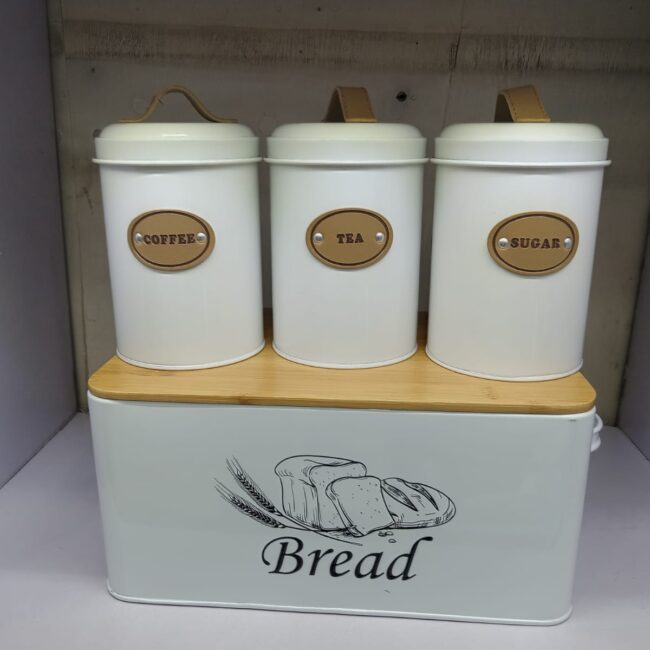 4 pcs Bread Bin set