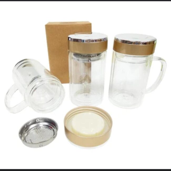 Glass coffee thermocup