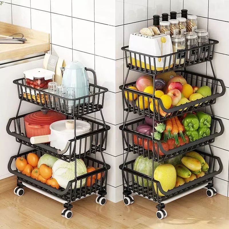 5 tier kitchen storage rack