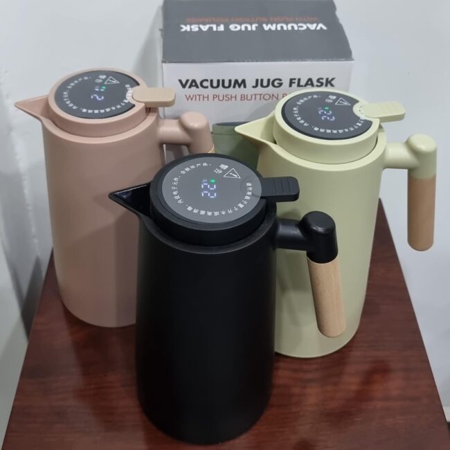 Thermometer vacuum flask