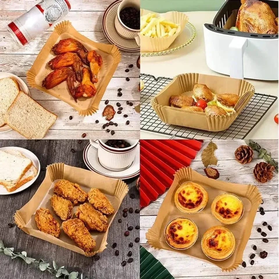 DISPOSABLE AIR FRYER paper liners no