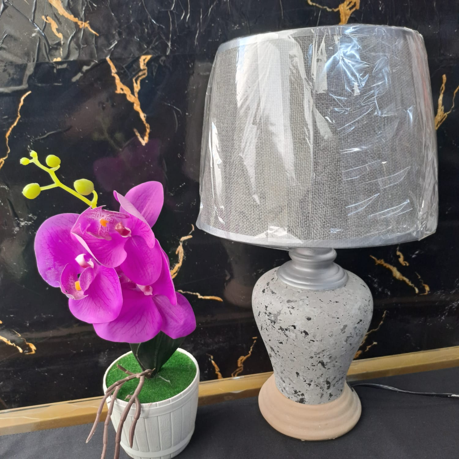 Bedside/corner table lampshade