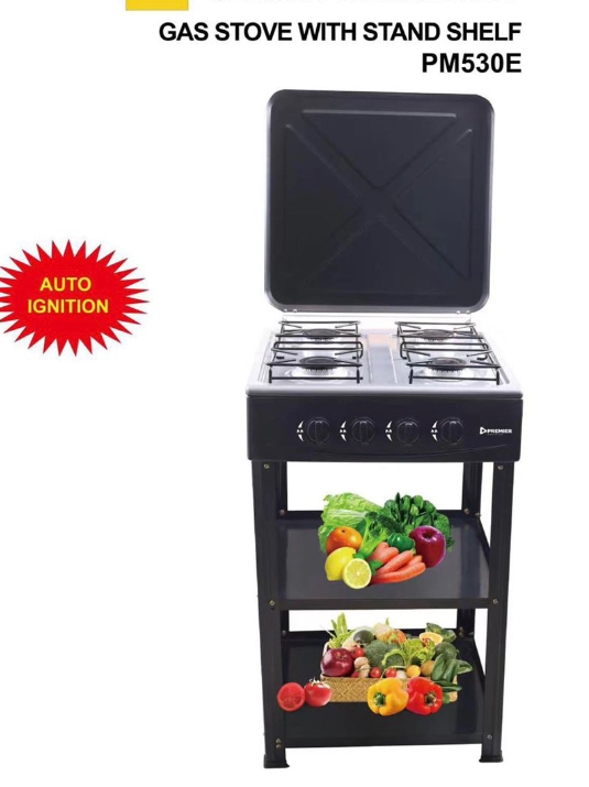 4 burner gasstove with stand