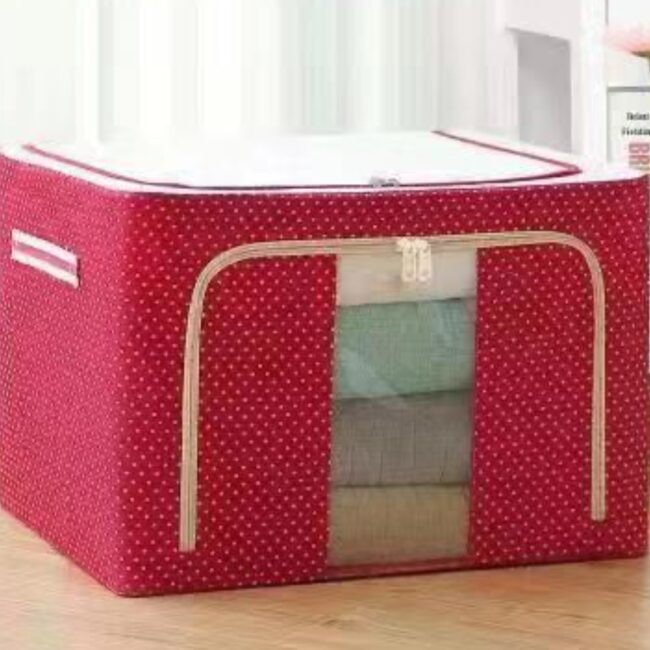 Foldable duvet storage