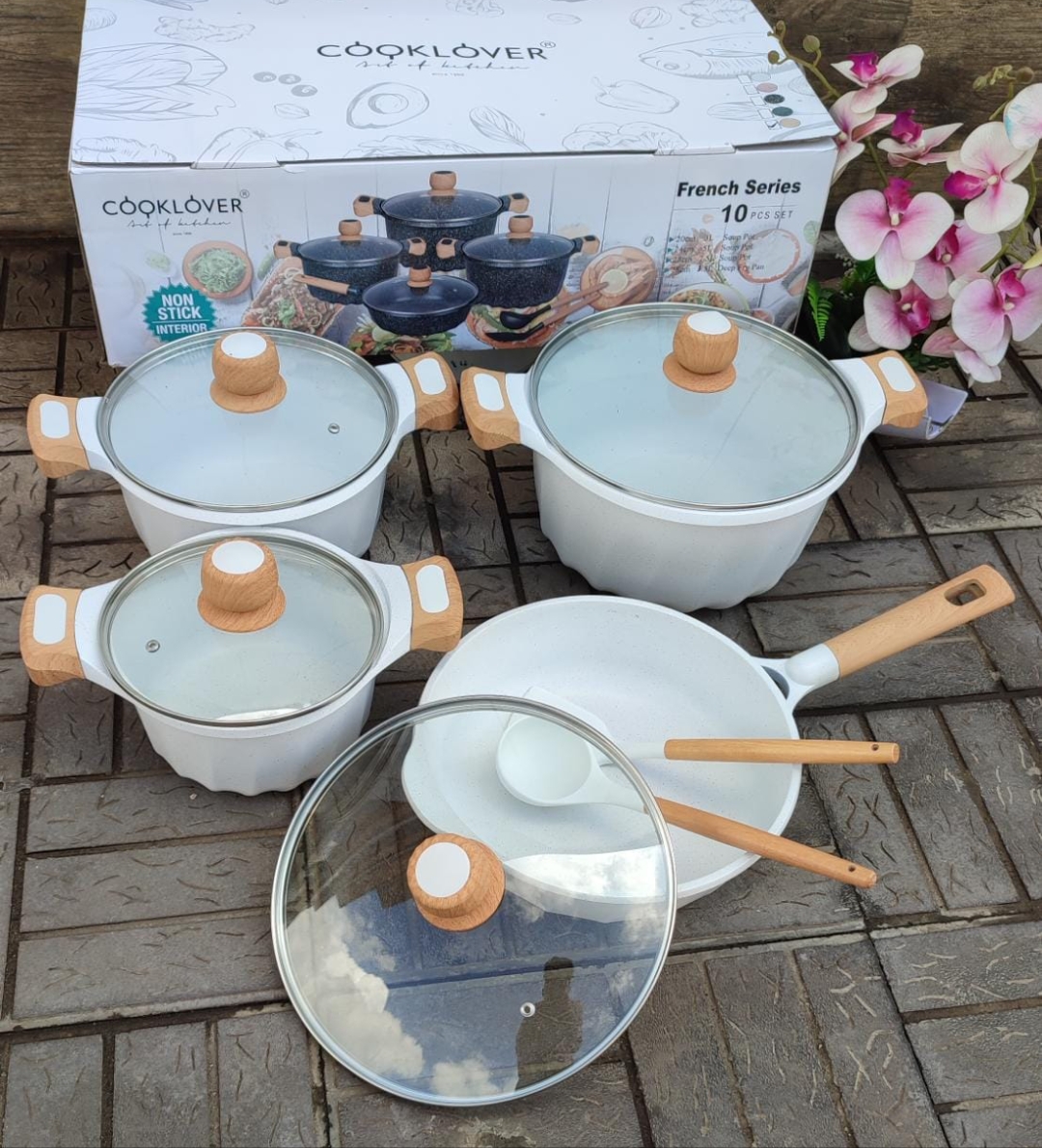 10pcs cooklover Granite cookware - Image 5