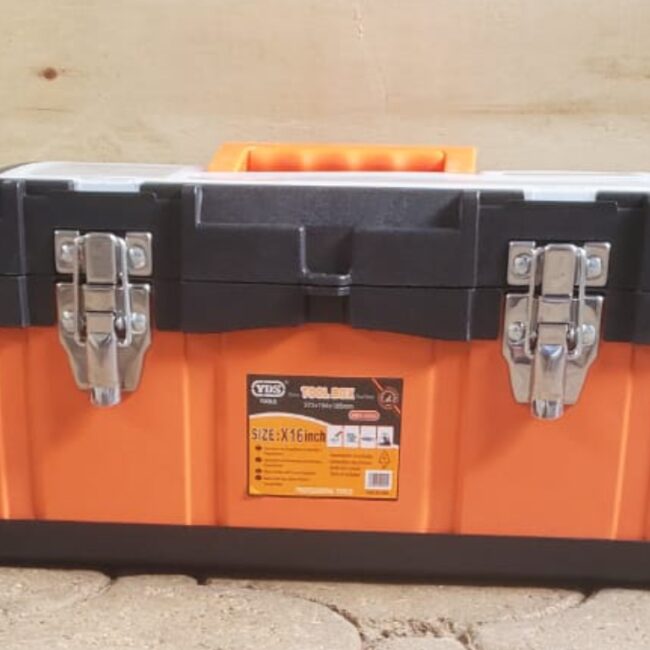 Metallic Empty tool box 16inch