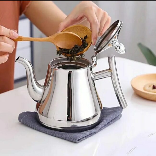 Luxurious Stainless steel tea pot