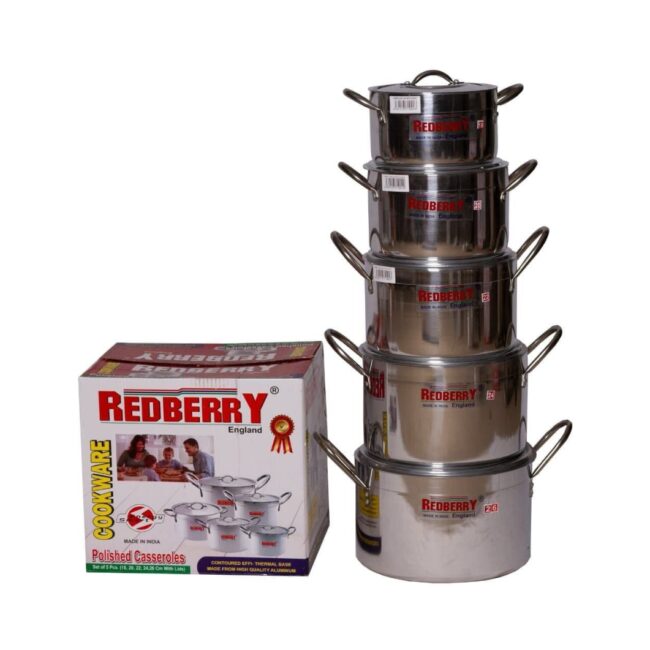 Redberry aluminium cookware